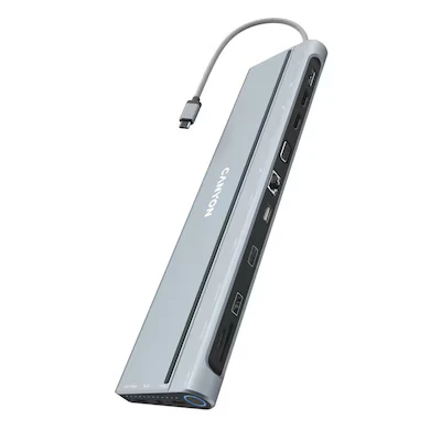Abbildung von Canyon Hub DS 90 14 in 1 USB C Space Grau (CNS HDS90)