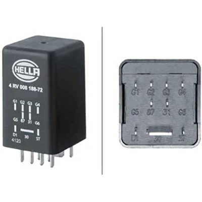 Abbildung von HELLA 4RV 008 188 721 Steuergerät, Glühzeit 4 VOLKSWAGEN: Touran II, Tiguan I, SKODA: Octavia 3 Combi