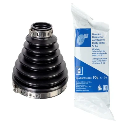Abbildung von BLUE PRINT ADBP810020 Achsmanschette radseitig, Vorderachse thermoplastische Polyester Elastomere TOYOTA: Yaris II Schrägheck, III Schrägheck