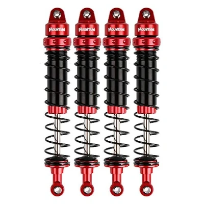 Abbildung von INJORA RC Stoßdämpfer Set 4pcs Shock Absorbers Dämpfers für 1/10 Crawler Axial SCX10 90046 AXI231017 Traxxas TRX 4 D90 (110mm)
