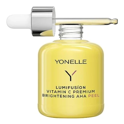 Abbildung von YONELLE Peeling Gesicht mit AHA Säuren und Vitamin C LUMIFUSION Fruchtsäurepeeling Aufhellende Verfärbung 50 ml
