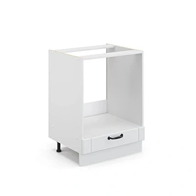 Abbildung von Vicco Herdumbauschrank Fame Line, Weiß Landhaus/Weiß, 60 cm ohne Arbeitsplatte