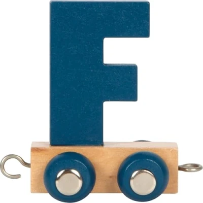 Abbildung von small foot Buchstabenzug Polar F aus Holz, Holzzug individuell kombinierbar, zum Dekorieren und Verschenken, 12576