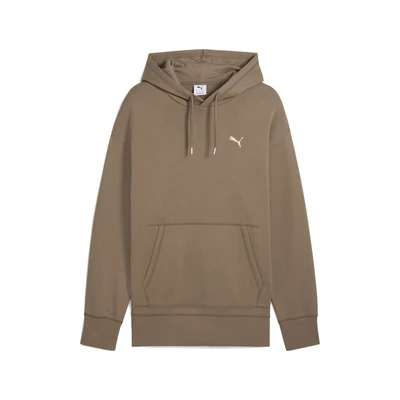 Abbildung von Puma Premium ESS Relaxed Graphic Kapuzenpullover, Größe: Small, Totally taupe