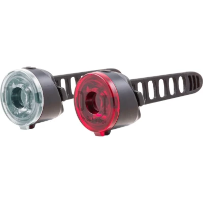 Abbildung von Spanninga beleuchtungsset DOT XB LED Batterie weiß/rot 2 teilig