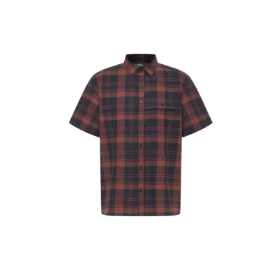 Abbildung von Jack Wolfskin Great Hemd, Herren, Größe: Medium, Check dark navy