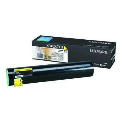 Abbildung von Lexmark X945X2YG Gelb Toner Extra hohe Kapazität