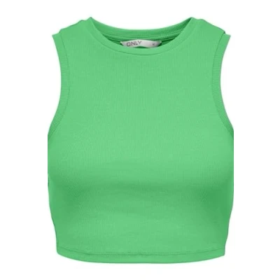 Abbildung von ONLY Damen ONLVILMA S/L Cropped Tank TOP JRS NOOS Tanktop, Grün, X Large