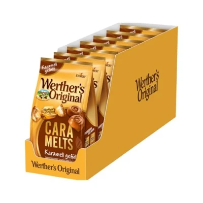 Abbildung von Werther&#039;s Original Karamell 7 x 153g Vollmilchschokolade mit Karamellfüllung (45 Prozent)