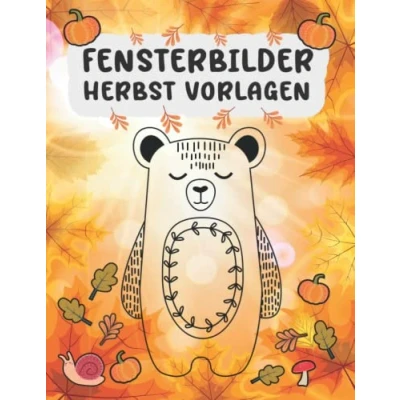 Abbildung von Fensterbilder Herbst Vorlagen: Window Color Vorlagen Für Kinder Und Erwachsene Fenster Bemalen Schablonen Herbst.
