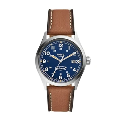 Abbildung von Fossil Defender Uhr silvercoloured, Herren, Größe: One Size, Silver coloured