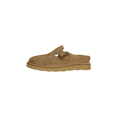 Abbildung von Clarks Herren Solsbury Mule Schiebe Sandalen, Dark Sand Suede, 41.5 EU