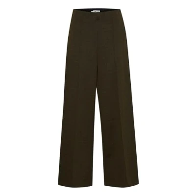 Abbildung von ICHI Stoffhose, Damen, Größe: Large, Black lizard herringbone