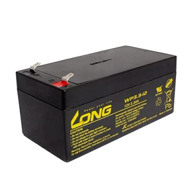 Abbildung von Kung Long WP3.3 12 12V 3,3Ah AGM Blei Batterie wartungsfrei Bleiakkus, universell einsetzbar
