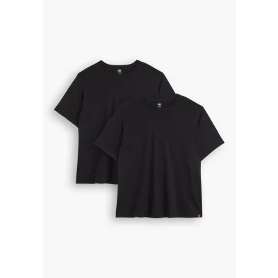 Abbildung von Levi&#039;s Plus TEE 2 PACK Tshirt basic, Herren, Größe: XL, Black