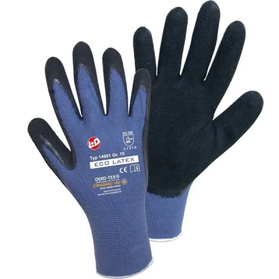 Abbildung von L+D 14901 11 Schutzhandschuh schwarz, Blau Baumwolle, Lüfterkupplung