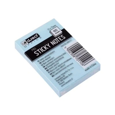 Abbildung von D.RECT Haftnotizen (51x75mm) Haftnotizzettel für Büro Selbstklebende Notizzettel Klebezettel Sticky Notes 100 Blatt Pastelfarbe
