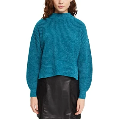 Abbildung von ESPRIT Damen 092CC1I306 Pullover, 455/TEAL Blue, L