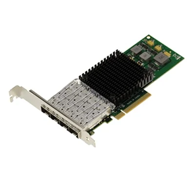 Abbildung von KALEA INFORMATIQUE PCIe LAN Controller Karte 10G Fibre SFP+ LC 4 Ports mit Chipsatz BROADCOM BCM57840 Quad 10GbE Ethernet Fiber Network Adapter