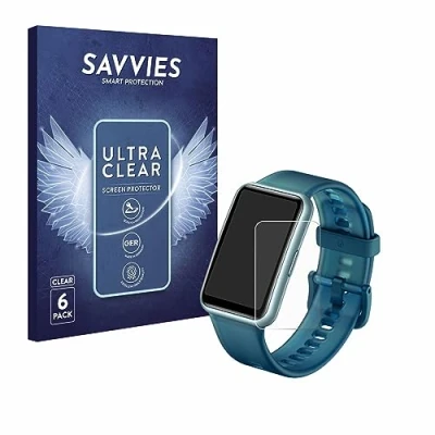 Abbildung von Savvies 6 Stück Schutzfolie für Huawei Watch Fit Special Edition Displayschutz Folie Ultra Transparent