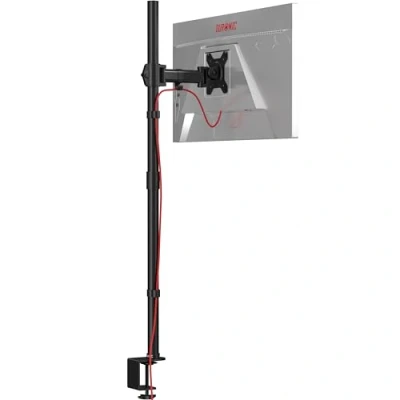 Abbildung von Duronic DMT251X2 Monitorarm Monitor Halterung Bildschirme bis 27&quot; Zoll LCD LED Display Ständer 8 kg Höhenverstellbar Neigbar 90 +85 Drehbar 360 Monitorhalterung Arm VESA