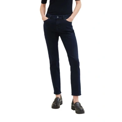 Abbildung von TOM Tailor Jeans Slim Fit, Damen, Größe: 29x32, Dark stone blue black denim