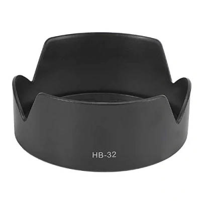 Abbildung von Bindpo HB 32 Gegenlichtblende, Kameraobjektiv Sonnenschutz Regenschutz für Nikon AF S DX 18 70 mm f/3.5 4.5G IF ED Zoom Nikkor 135 5.6G