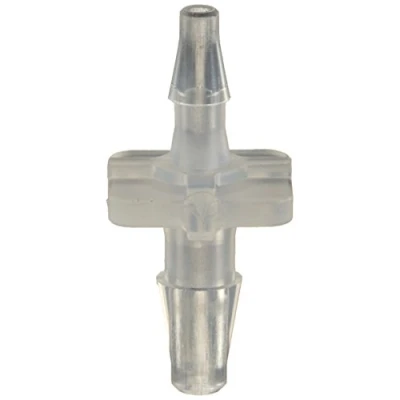Abbildung von neoLab Polypropylen Schlauchverbinder für 1 2/2,0 3,5 mm Innen Durchmesser, Gerade, Transparent, 10 Stück