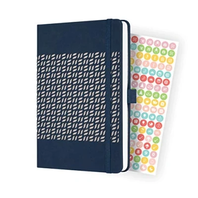 Abbildung von SIGEL J2205 Wochenkalender Jolie 2022 ca. A5 blau Hardcover 174 Seiten mit fröhlichem Kalendarium, vielen Infos und praktischen Stickern FSC zertifiziert Terminplaner
