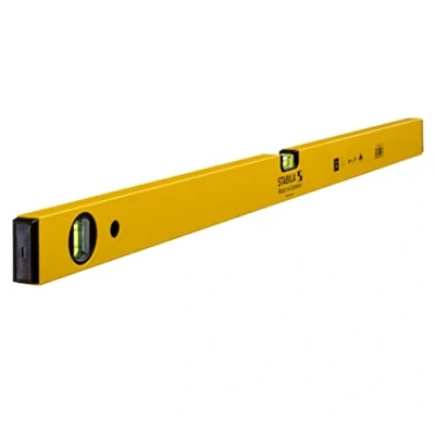 Abbildung von STABILA Wasserwaage Type 70, 90 cm, leichtes Alu Profil, 1 Horizontal Libelle, Vertikal Made in Germany