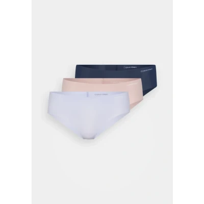 Abbildung von Calvin Klein Damen 3er Pack Hipsters Unterwäsche, Mehrfarbig (Casual Blue/Speakeasy/Cedar), S