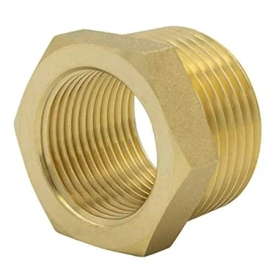 Abbildung von VARIOSAN Reduzierstück 15037, 1&quot; x 3/4&quot; AG/IG, Messing, Trinkwasser geeignet