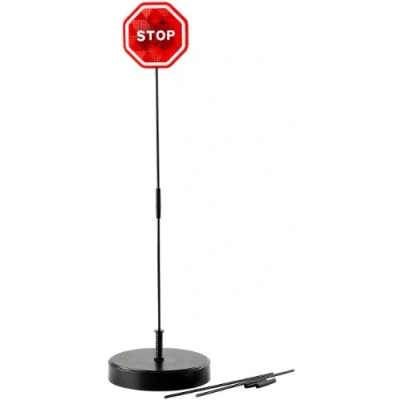 Abbildung von Lescars Garagenstop: Parkassistent: Stoppschild Einparkhilfe mit LEDs (Garagenampel, Garage, Garagen Stop blinkt Berührung)