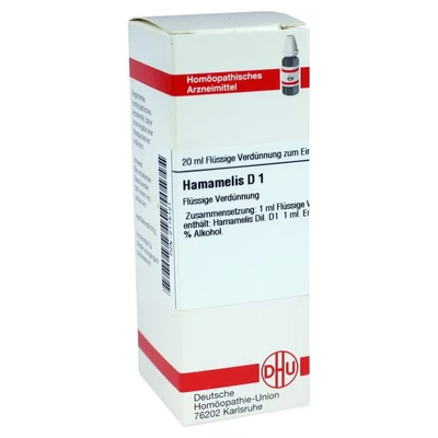 Abbildung von Hamamelis D 1 Dilution 20 ml
