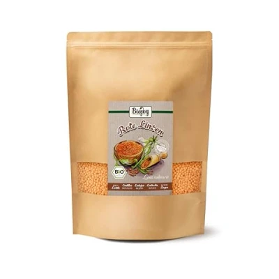 Abbildung von Biojoy BIO Linsen rot (2,5 kg), getrocknet und ganz, ohne Zusätze