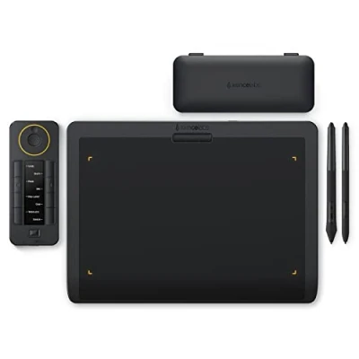 Abbildung von Xencelabs Pen Tablet Medium Bundle Grafiktablett für Profi Kreative, Wireless Zeichentablett mit Quick Keys und 2 Stiften 8192 Druckstufen 12&quot; Windows ARM/Windows/Mac/Linux