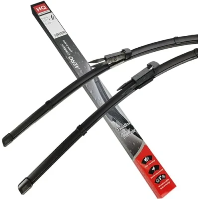 Abbildung von HQ Automotive AD91 423 rahmenlose, flache Aero Wischerblätter, Doppelbox