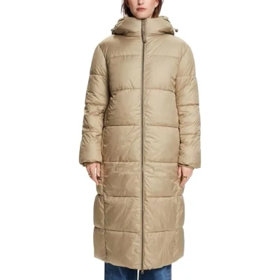 Abbildung von Esprit Collection MIT Kapuze Wintermantel, Damen, Größe: Medium, Khaki beige