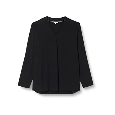 Abbildung von Triangle IM Fabricmix Langarmshirt, Damen, Größe: 46, Schwarz