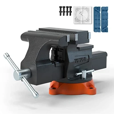 Abbildung von VEVOR 16,7 cm Schraubstock Amboss 360 drehbar 1,5 7 Werkbankschraubstock