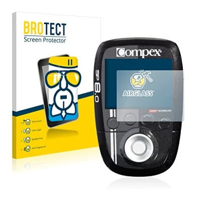 Abbildung von BROTECT Schutzglas für Compex SP 8.0 Schutzfolie Panzer Folie Glas [Extrem Kratzfest 9H, Anti Fingerprint, Ultra Transparent]