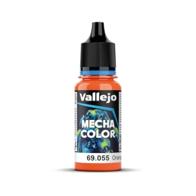 Abbildung von Vallejo AV Mecha Acryl Farbe für Airbrush, 17 ml Fluoreszierendes Orange