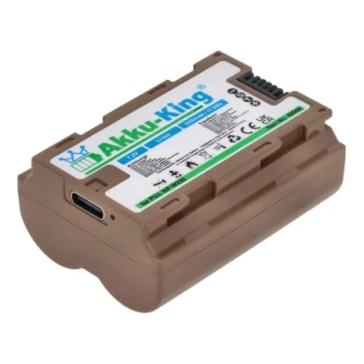 Abbildung von Akku kompatibel mit Fuji NP W235 Li Ion 2400mAh USB C Input für FinePix XT4, X T4