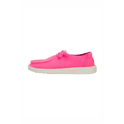 Abbildung von Heydude Wendy Stretch Slipper, Damen, Größe: 39, Neon pink Schuhe