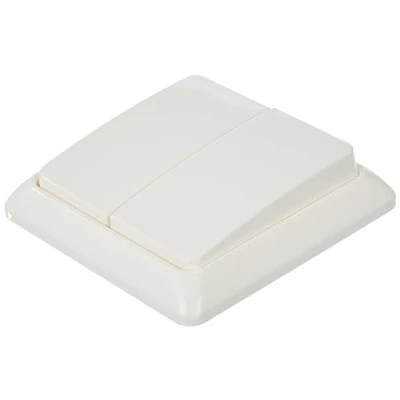 Abbildung von Schneider Electric Elso 501504 Serienschalter 10A komplett RENOVIERUNG Steckklemme, Wippe Schalter, Reinweiß, Made in Germany
