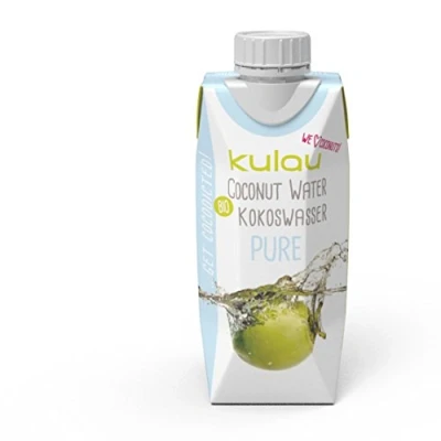 Abbildung von Kulau Bio Kokoswasser Pure, 4er Pack (4 x 330 ml)