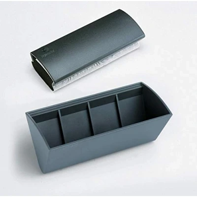 Abbildung von Legamaster 7 122500 Board Assistant, magnetische Markerablage mit integriertem Löscher, anthrazit, grau