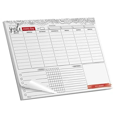 Abbildung von TOBJA Notizblock Wochenplaner A4 Block,