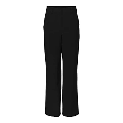 Abbildung von VERO MODA Women&#039;s VMCARMEN HR Straight Pant NOOS Hose, Black, LW / 32L