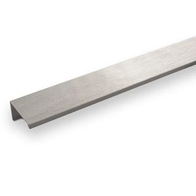 Abbildung von SO TECH® Griffleiste Alu Möbelgriff SEARL 70 780 mm Edelstahloptik Profilleiste, Gesamtlänge